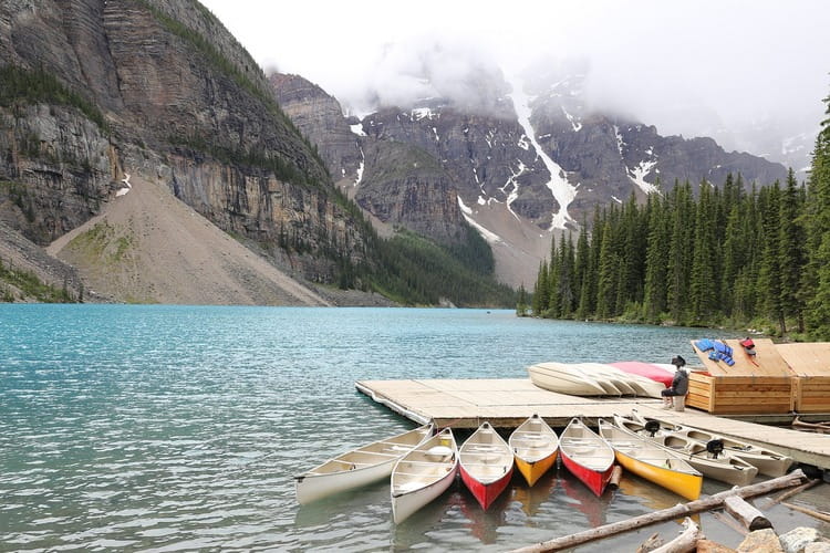maligne lac- Les Rocheuses canadiennes 